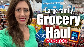 GROCERY HAUL || Sam’s Club, Costco, Aldi, + more!!