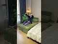 コンパクト可愛い🛋️一人用ソファベッド#sofa #sofabed #shorts #おうち時間