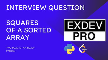 Squares Of A Sorted Array | LeetCode 977 | Python Solution
