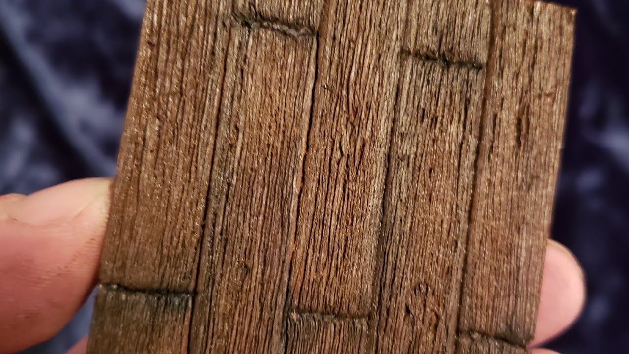 How to Easily Make XPS Foam Look Like Wood