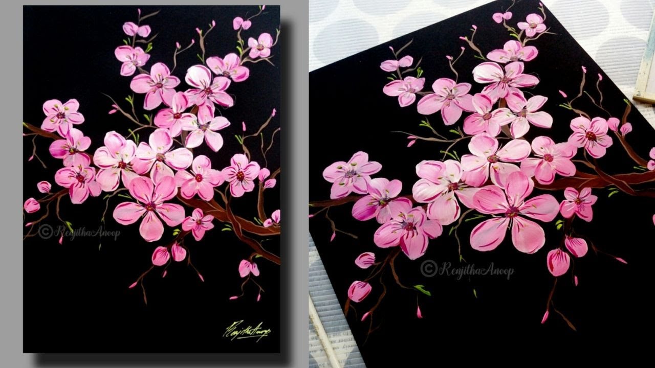 Cherry Blossom Painting