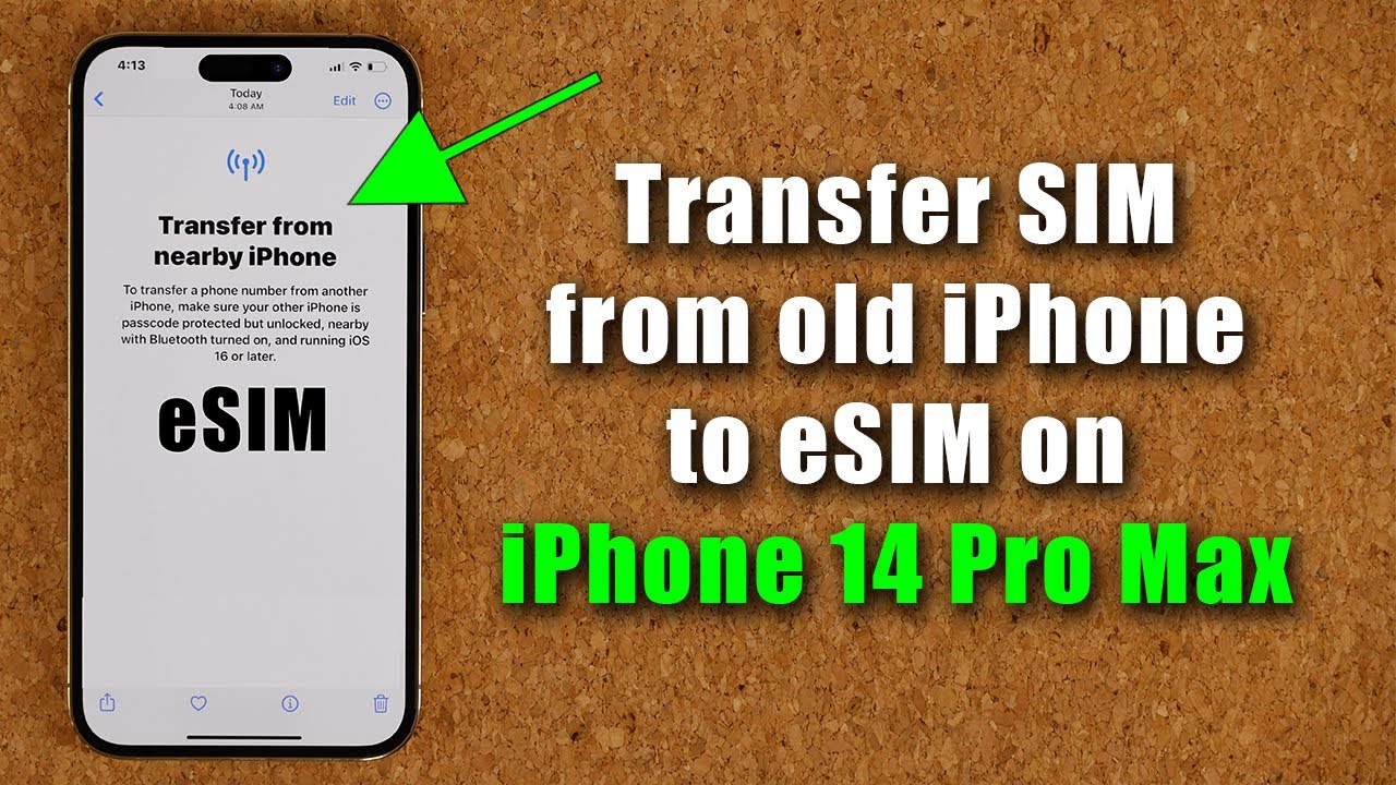 How To Transfer SIM Card from old iPhone to eSIM on... - youtube