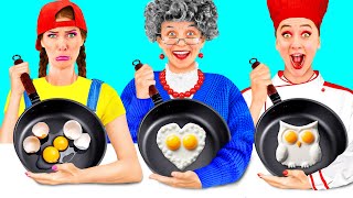 Кулинарный Челлендж: Я Против Бабушки | Смешные Ситуации С Едой От Teenchallenge