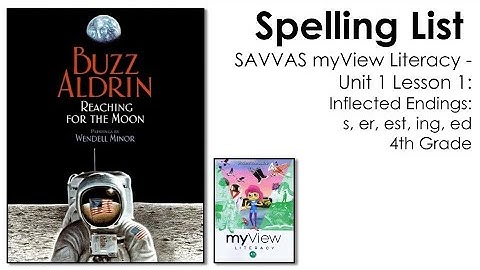 SAVVAS MyView Literacy Unit 1 Lesson 1 Spelling - 4th Grade