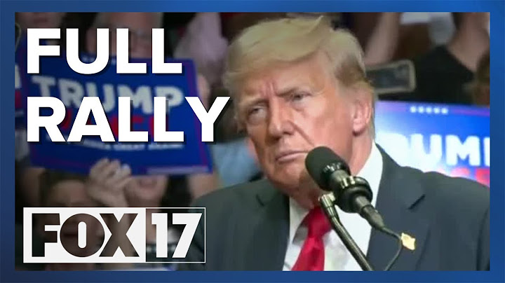 In first rally since attempted assassination, Trump speaks in Grand Rapids