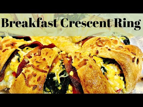 Spinach Crescent Ring - Easy Crescent Roll Recipe