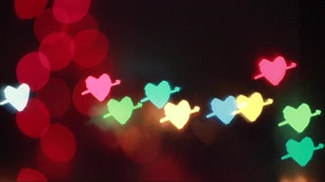 Beautiful Heart Shaped Bokeh Effects | Love Bokeh Video