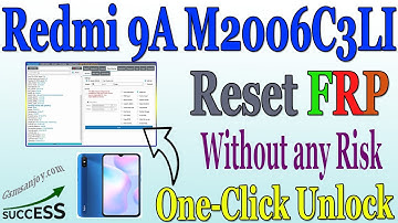 Redmi 9A M2006C3LI Factory Reset FRP UNLOCK Android 11 One-CLICK BY DFT Pro #Gsmsanjoy