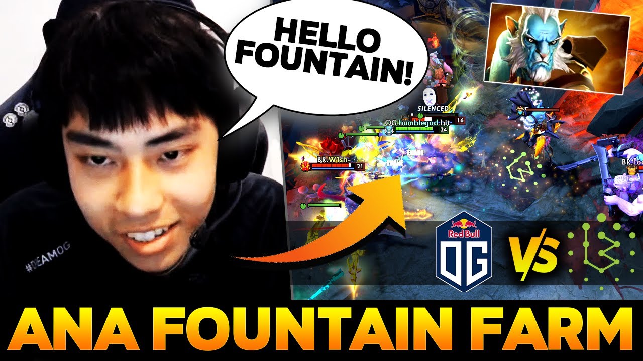 OG.ana is BACK to Fountain Farming in Pro Dota 2