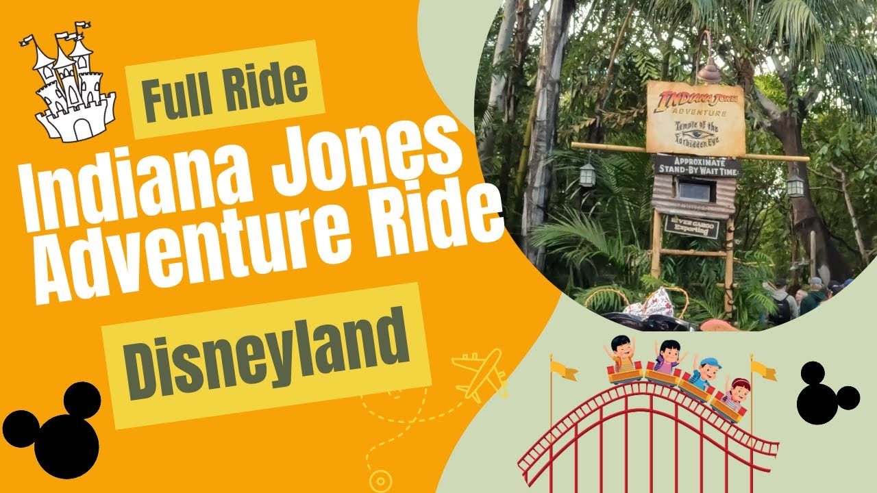 Indiana Rides Indiana Jones Adventure | Disneyland Ride POV (Full Experience) - YouTube