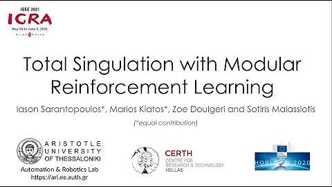 Total Singulation with Modular Reinforcement Learning (ICRA 2021 Talk)