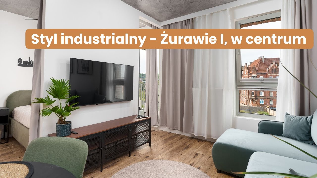 Stylish 30 m² plus balcony, next to Elektrykow - Żurawie I - Квартира - Оренда - Gdańsk, Śródmieście