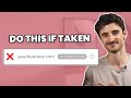 Choosing a Domain Name for Your Business? Do This First