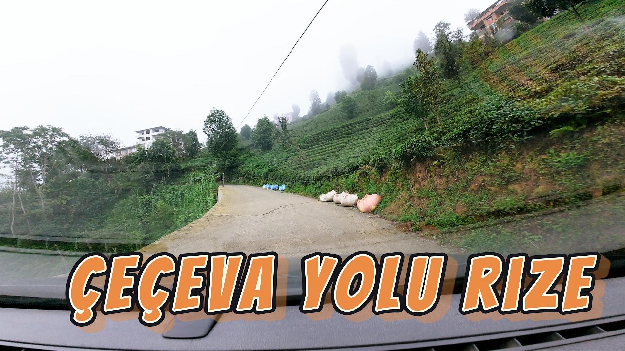 ÇEÇEVA YOLU ( RİZE GEZİLECEK YERLER ) #karadeniz #rize #gezi #seyehat #yol #travel #vlog #keşfet