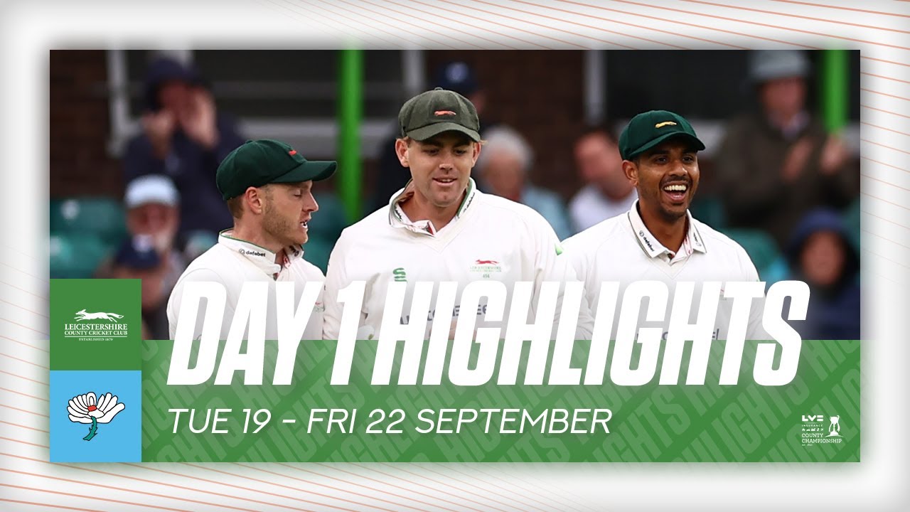HIGHLIGHTS | Foxes Bowlers Dominate Day One | County Championship