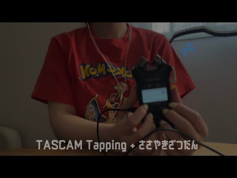 ASMR | 寝起き10秒で撮ったオフモードのTASCAMタッピング（後半少しだけ囁きあり🐱）