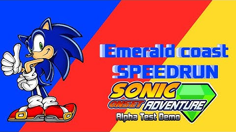 Emerald coast sonic onset adventure speedrun “01:07:41
