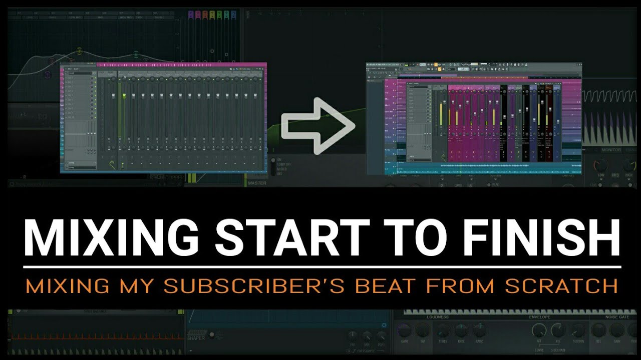 Mixing a Beat From Start to Finish in FL Studio - YouTube