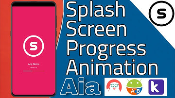 Splash screen Progress animation in Kodular/Thunkable/Appybuilder