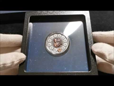 Sidabrinė moneta “Svarstyklės” iš serijos “Zodiako ženklai”