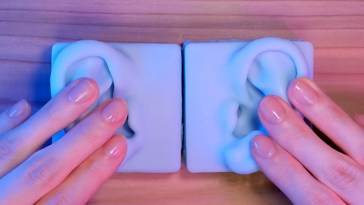 ASMR Blue Ear Massage👂💙Japanese Whispering