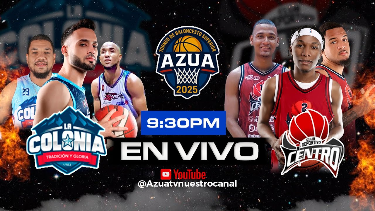 Club Colonia Española Vs Club Centro - TBS AZUA 2025 - YouTube