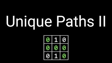 Coding Interview Problem - Unique Paths 2