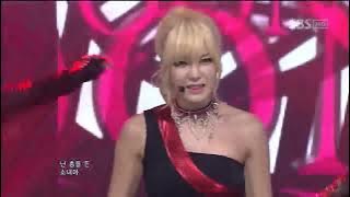 NS yoonji - The reason I became a witch (마녀가 된 이유) @SBS Inkigayo 인기가요 20120115