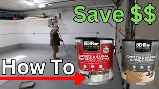 Painting my Garage Floor with 1 Part Epoxy
