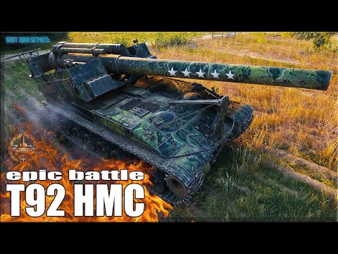 ЭПИК бой на АРТЕ 💩 World of Tanks T92 HMC