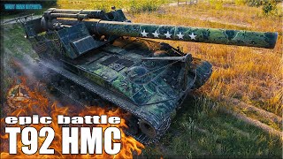 ЭПИК бой на АРТЕ 💩 World of Tanks T92 HMC
