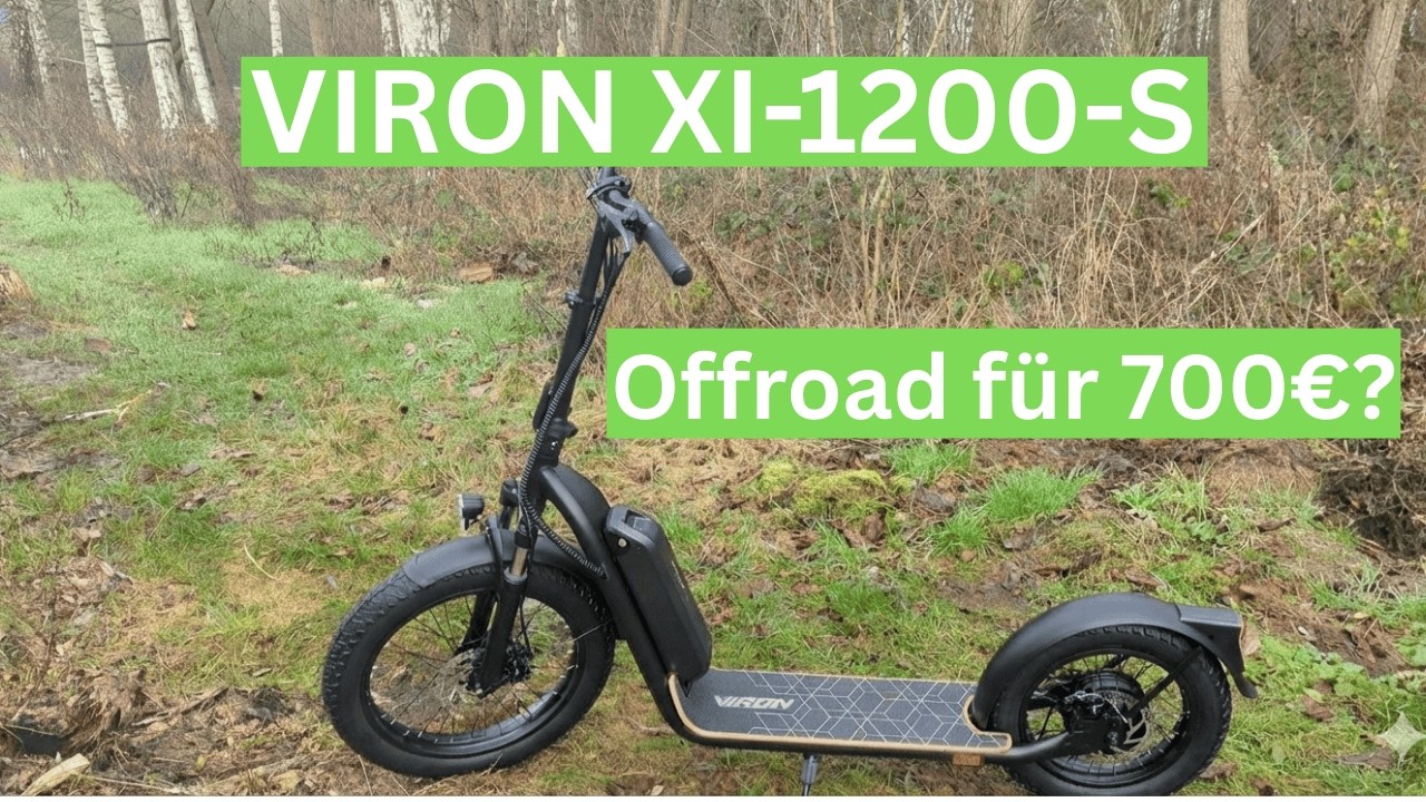 VIRON XI 1200-S | E-Scooter Test 2026 | Aufbau, Reichweite & Fazit #escooter #offroad