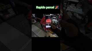 rapido parcel 🎉 #youtubeshorts #rapidobiketaxijob #motovlog