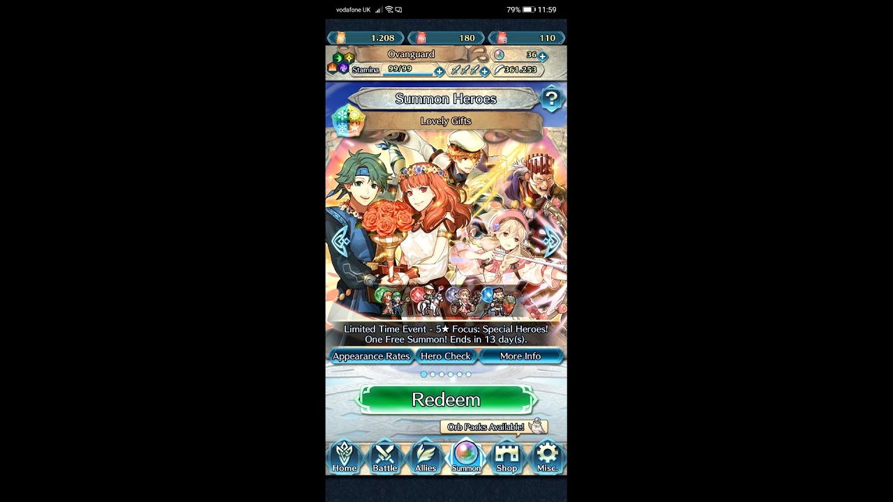 The Lovely gifts banner has begun it's rerun for Fire Emblem Heroes