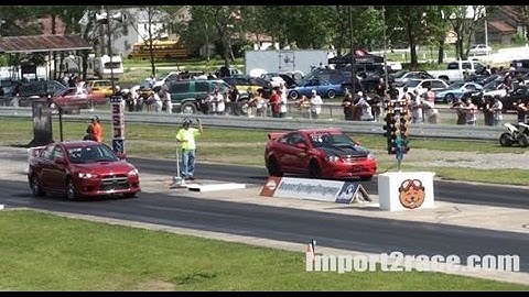 EVO X MR vs Cobalt SS Turbo @ Beaver Springs Dragway PA