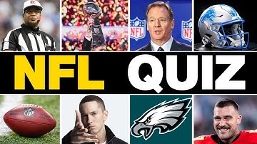 NFL General Knowledge Trivia Quiz! 25 Questions Everyone Should Know!