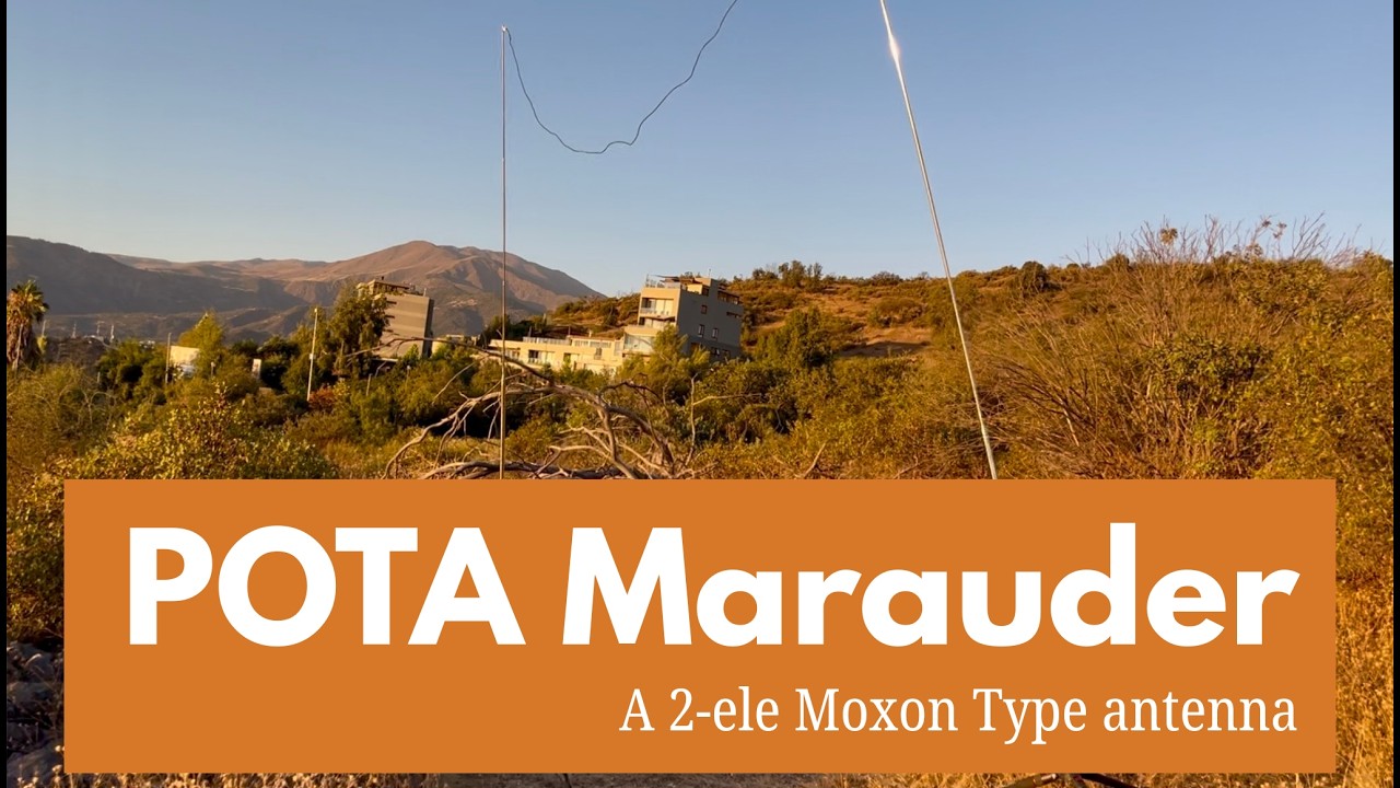 Обзор: POTA Marauder, двухэлементная антенна типа Моксона.