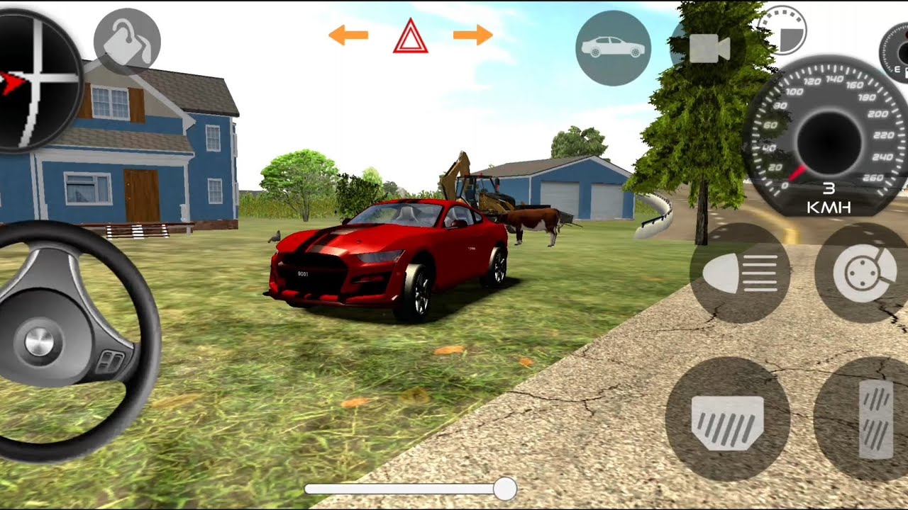 Modified Mustang GT 😈Games:Indian Red Mustang (Gadi Wala Games) Car Game Android Game 