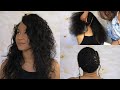 SIDE PART SEW-IN TUTORIAL: THICK LONG NATURAL HAIR: SEW-IN TUTORIAL Ft. INDIQUE HAIR