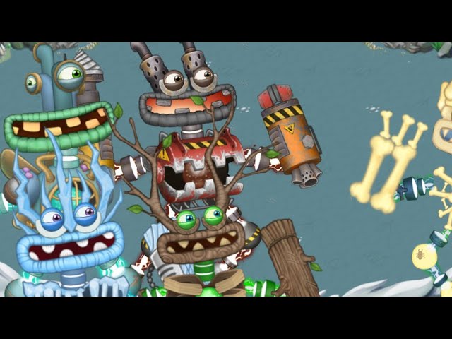 Bone Island Epic Wubbox (what if) (ANIMATED) - My Singing Monsters 