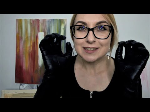 ASMR 💤 Face Scratching With Leather Gloves 💤 Personal Attention