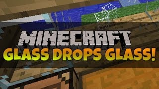 Minecraft Mod Review: Better Glass Mod - GLASS DROPS GLASS! screenshot 5