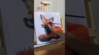 Fox Painting pt.2 artwork speedpaint fox