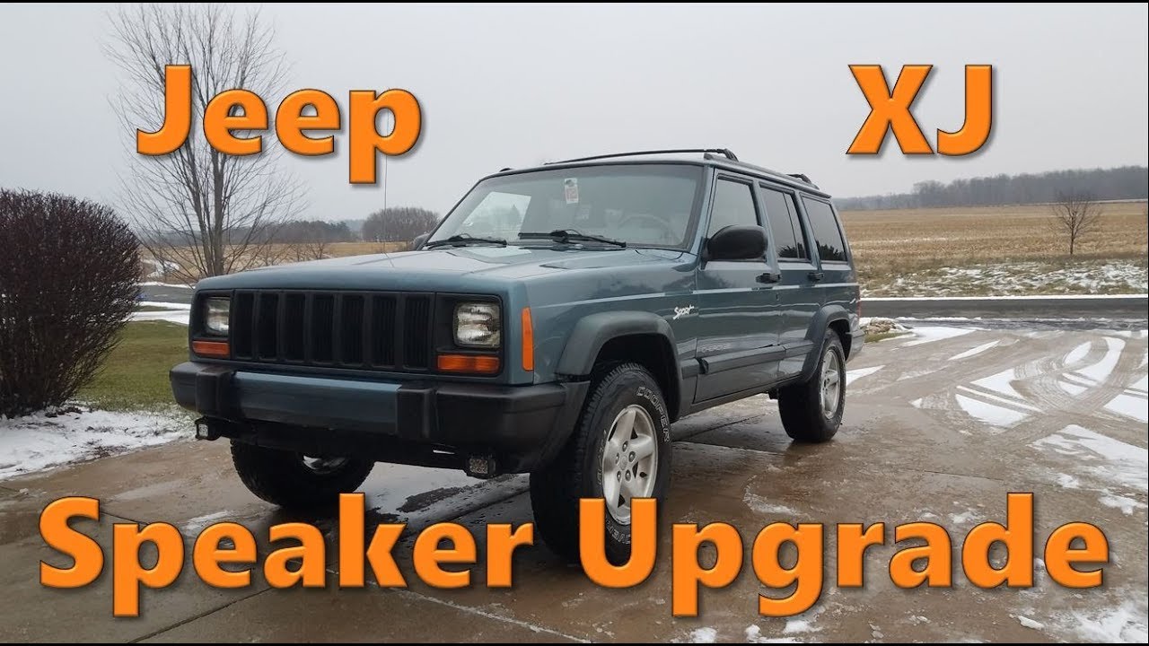 Jeep Cherokee XJ Speaker Upgrade and Replacement - YouTube