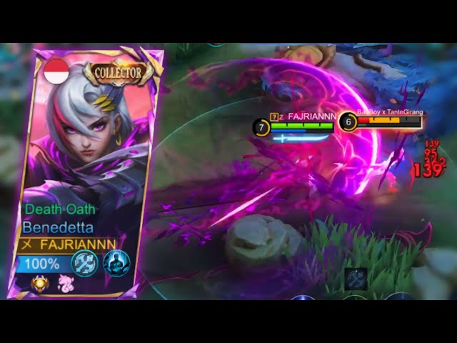 BENEDETTA DI LATE GAME GAK ADA OBAT | BENEDETTA HIGH DAMAGE | BENEDETTA GAMEPLAY MOBILE LEGENDS class=