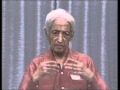 The art of listening, seeing and learning | J. Krishnamurti