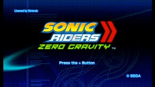Sonic Riders: Zero Gravity - Title Screen