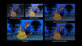 Disneys Beauty And The Beast Video Editions Comparison