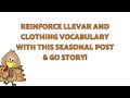 Spanish Reading Comprehension Activity | Llevar y La Ropa Activities for Spanish Class
