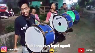 Vlog 1 koprekan bangunin sahur MARCHING PLING NADA ANACA di Terban Warungasem Batang bikin heboh!!!